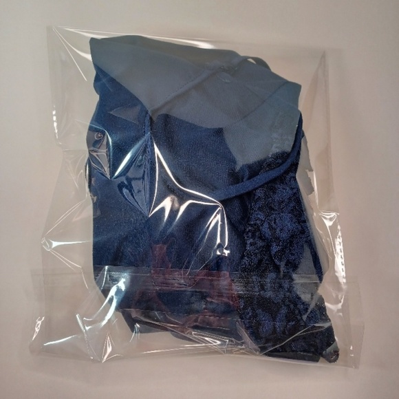 APT 9 Essentials. Floral Lace Jacquard Lace Cami Slip Top. Large. Dark Navy - Picture 13 of 14